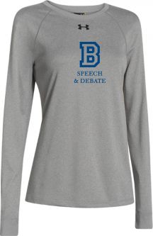 Women's Under Armour L/S Locker Shirt, True Grey Heather